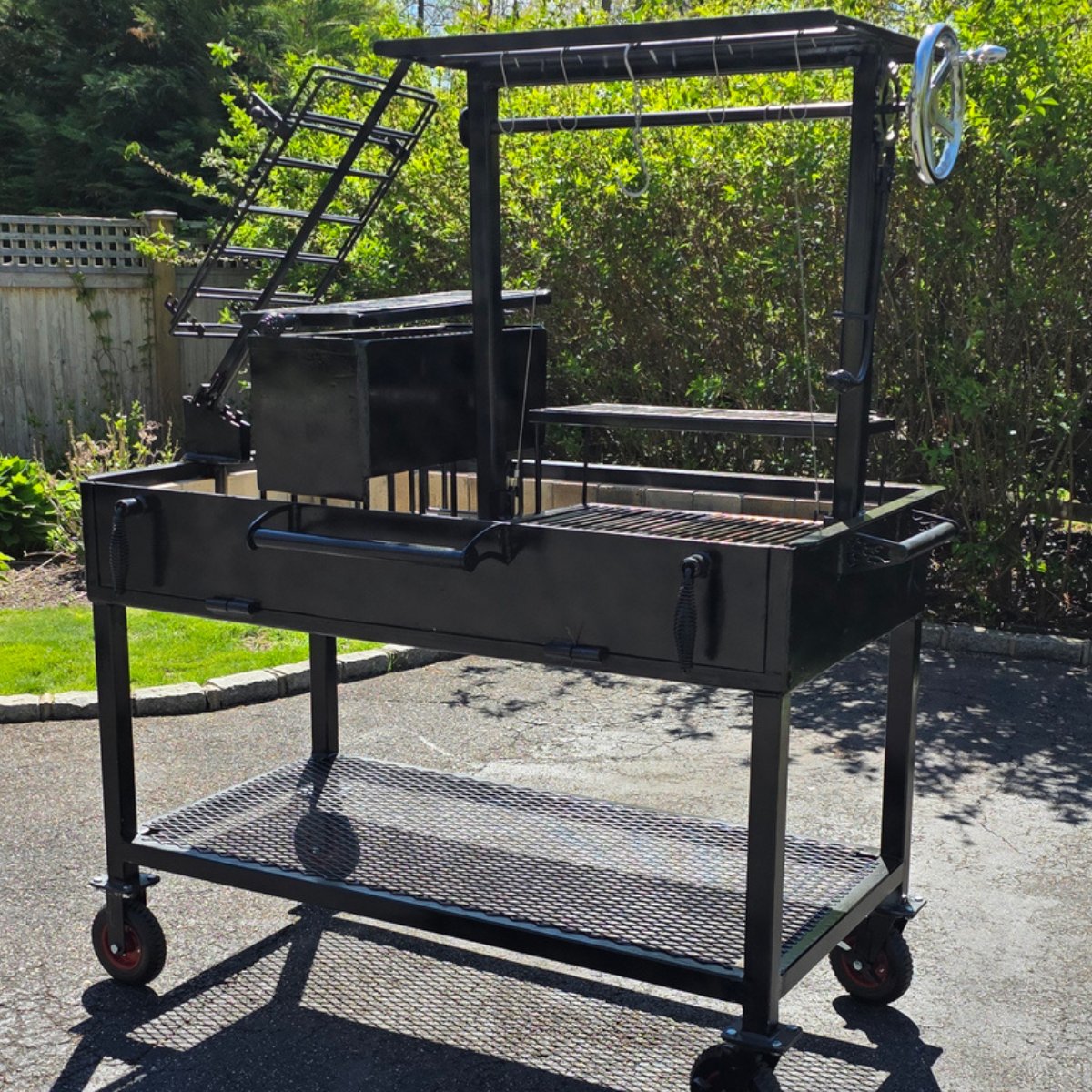 La Fortaleza 60-inch Santa Maria Argentine parrilla by Brasero Grills