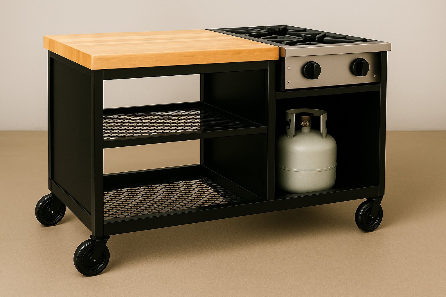 El Altar custom outdoor cook station
