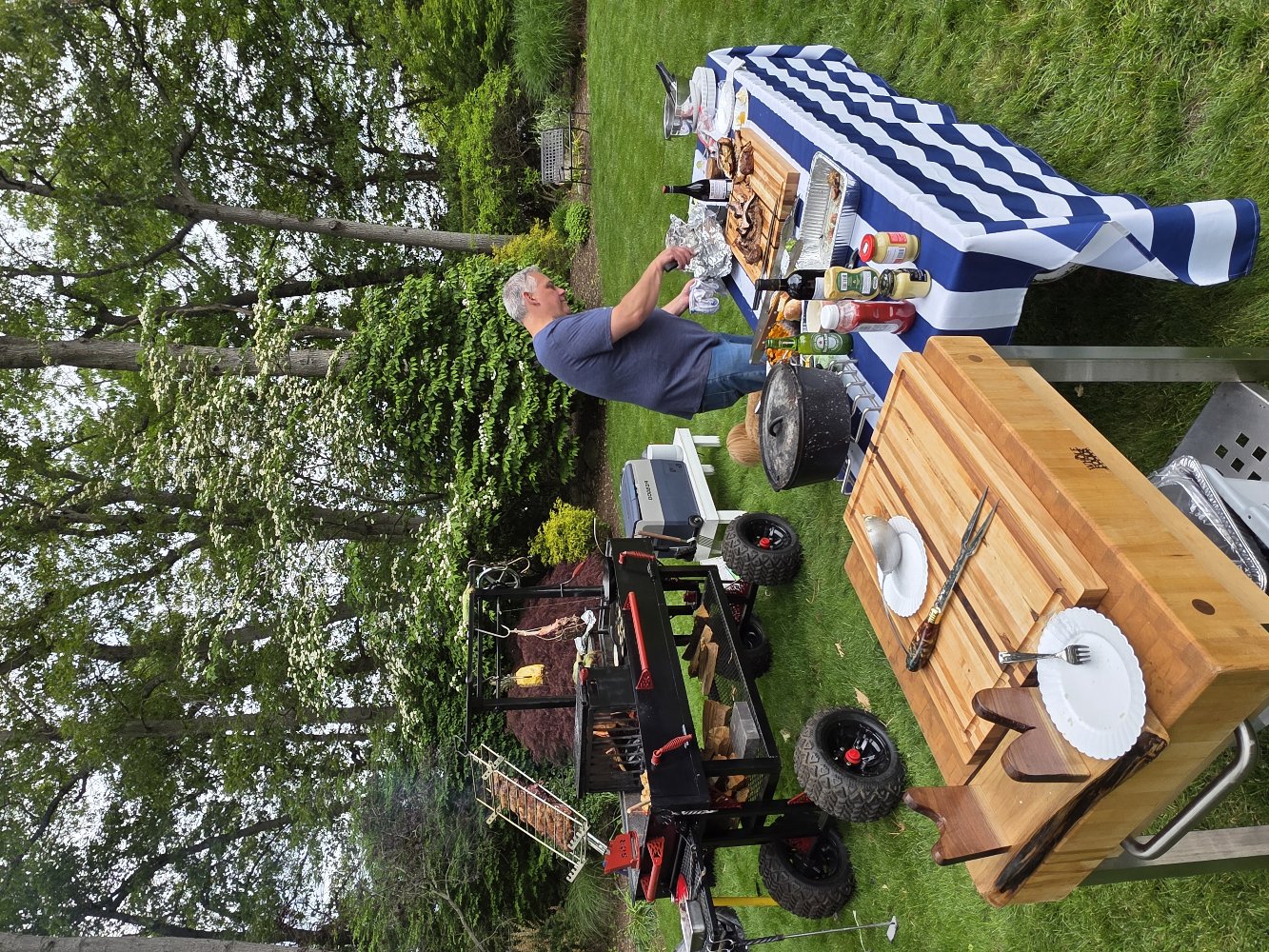 Own The Fire™ Culinary Group, full asado setup Long Island NY