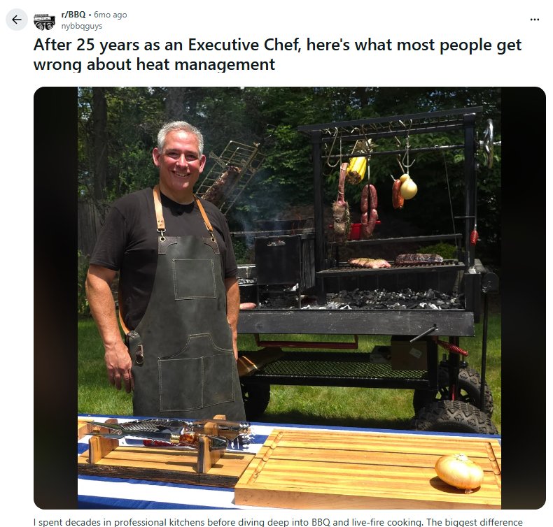 After 25 years as an Executive Chef, heat management post